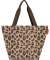 Einkaufstasche Shopper M, LeoMacchiato Leopard, ZS6048, 15 Liter, au&szlig;en 51x26x30,5cm, Polyester, braun