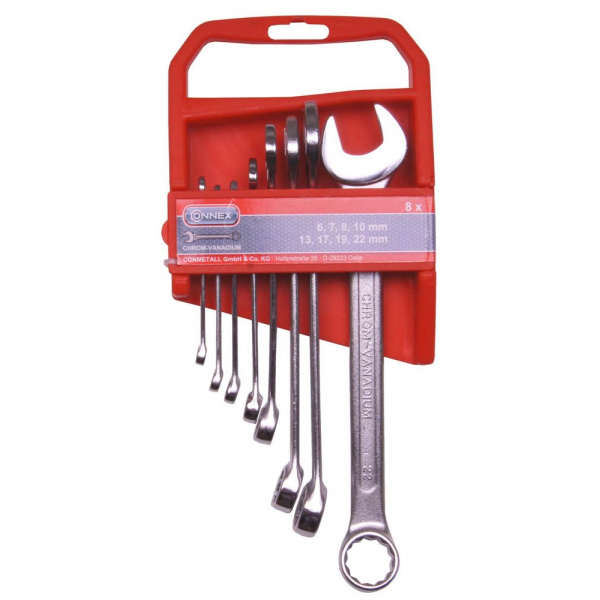 4035300889594 - Ring-Maulschlüssel-Satz 8-tlg COX539608 8-tlg 4035300889594 CONNEX 4035300889594 - Ring-Maulschlüssel-Satz 8-tlg COX539608 8-tlg 4035300889594 CONNEX