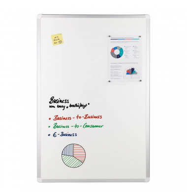 Whiteboard 5502K, 120x90cm, Keramik, Aluminiumrahmen