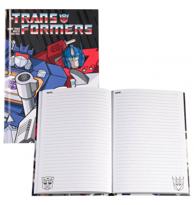Notizbuch TR717706, Transformers, bunt, A5, liniert, 60 Blatt / 120 Seiten