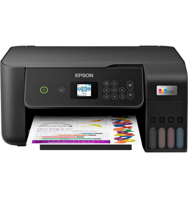 EcoTank ET-2825 3 in 1 Tintenstrahl-Multifunktionsdrucker schwarz