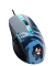 Kakashi Gaming Maus kabelgebunden blau, schwarz