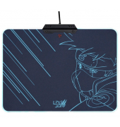 Gaming-Mousepad Kakashi blau, weiß