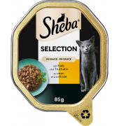 Katzen-Nassfutter Selection in Sauce mit Kalb und Truthahn 22x 85,0 g