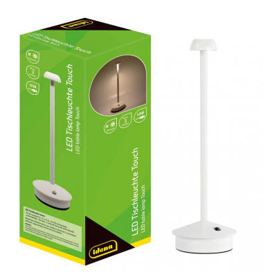 LED-Akku-Tischleuchte weiß
