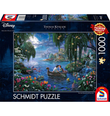 Disney Ariel und Prinz Eric Puzzle, 1000 Teile Disney Ariel und Prinz Eric Puzzle, 1000 Teile