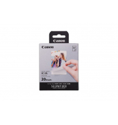 Fotopapier XC-20L 6755C002, 5,4x8,5cm, für SELPHY QX20 weiß glänzend einseitig bedruckbar