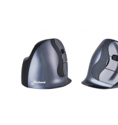 Evoluent D Large Maus ergonomisch kabellos grau, schwarz, silber