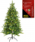 Weihnachtsbaum mit LED Lichterkette grün