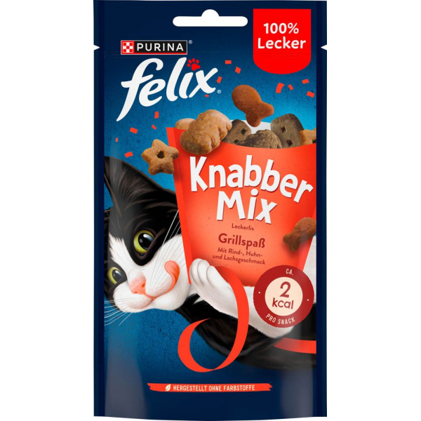 7613033742491 - Katzen-Leckerli KnabberMix Grillspaß 8x 600 g 7613033742491 480 Gramm 7613033742491 - Katzen-Leckerli KnabberMix Grillspaß 8x 600 g 7613033742491 480 Gramm