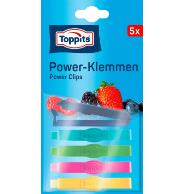 Verschlussclips Power-Klemmen mehrfarbig Verschlussclips Power-Klemmen mehrfarbig
