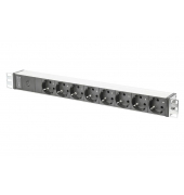 DN-95410 8-fach Steckdosenleiste für Serverschrank 2,0 m weiß