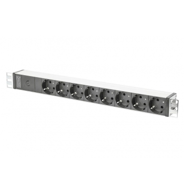 DN-95410 8-fach Steckdosenleiste für Serverschrank 2,0 m weiß