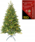 Weihnachtsbaum mit LED Lichterkette grün