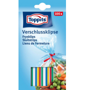 Verschlussclips mehrfarbig