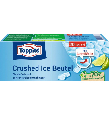 20 Toppits Eiswürfelbeutel Crushed Ice Beutel 20 Toppits Eiswürfelbeutel Crushed Ice Beutel
