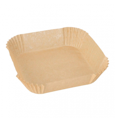 100 PAPSTAR Backpapier für Heißluftfriteuse 16,0 x 16,0 cm