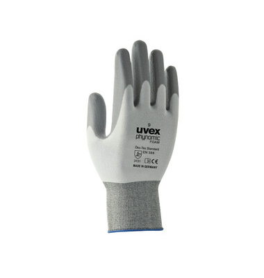 Mechanikschutzhandschuhe phynomic FOAM, Aqua-Polymer, weiß/grau, Größe 10 / XL