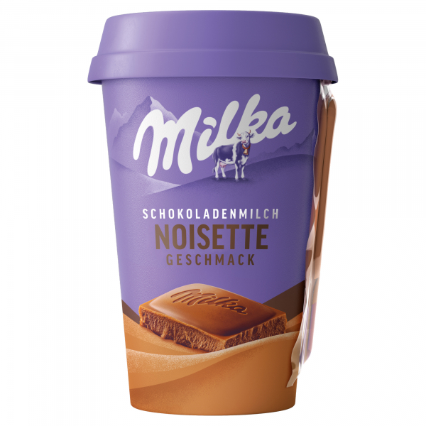 Milka Trinkschokolade 596834, nicht vegan, 10x 220ml, in Trinkbechern 5711953179430 Milka 10 Stück