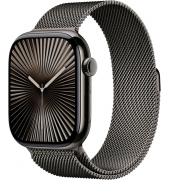 Watch Series 10 46 mm Titan (GPS+Cellular) Milanaise Armband SM  schiefer