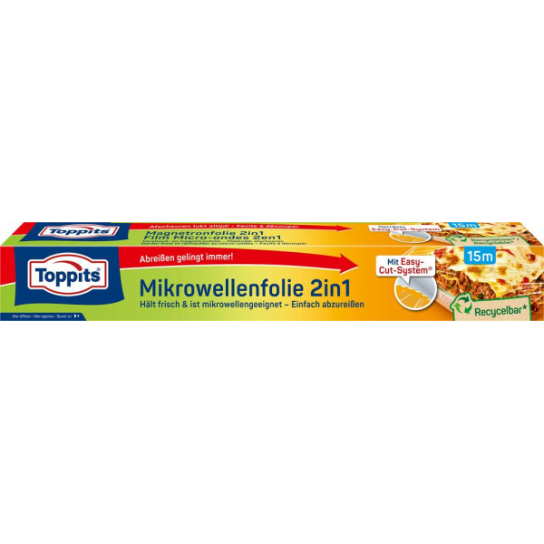 4008871204967 - Toppits ® Mikrowellenfolie Frischefolie Frischhaltefolie und Mikrowellenfolie in einem Breite 33 cm Länge 15 Meter 4008871204967 - Toppits ® Mikrowellenfolie Frischefolie Frischhaltefolie und Mikrowellenfolie in einem Breite 33 cm Länge 15 Meter