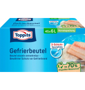 45 Toppits Gefrierbeutel 6,0 l