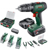 UniversalImpact 18V+46AC+SBX Akku-Schlagbohrschrauber-Set 18,0 V, mit 1 Akku