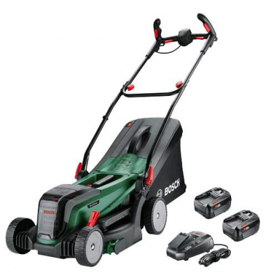 UniversalRotak 2x18V-37-550 Akku-Rasenmäher 18,0 V für bis zu 550 m², mit 2 Akkus