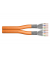 Ethernet Netzwerkkabel DK-1743-VH-D-5 500 m orange 1.200 MHz