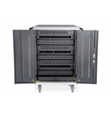 DN-45002 mobiler Ladeschrank schwarz, 300 Watt  VA