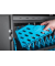 DN-45002 mobiler Ladeschrank schwarz, 300 Watt  VA
