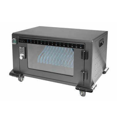 DN-45003 mobiler Ladeschrank schwarz, 160 Watt  VA