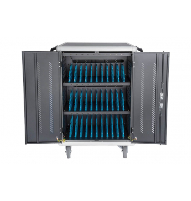 DN-45005 mobiler Ladeschrank schwarz, 300 Watt  VA