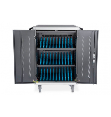 DN-45006 mobiler Ladeschrank schwarz, 540 Watt  VA