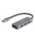 USB-Hub 4-fach grau