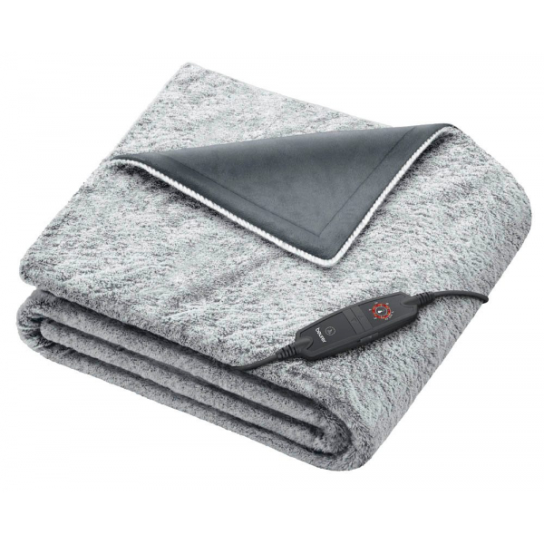 4211125400002 - Heizdecke BEURER HD 75 Nordic Grey Green Planet Heizdecken grau (hellgrau) Heizdecken -kissen 4211125400002 - Heizdecke BEURER HD 75 Nordic Grey Green Planet Heizdecken grau (hellgrau) Heizdecken -kissen