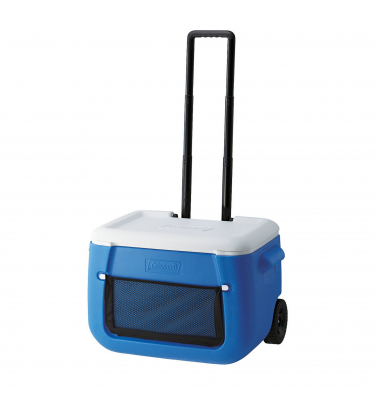 K&uuml;hlbox Trolley 46 Liter 50QT Polylite Wheeled Mesh  51x31x37cm 