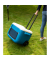 K&uuml;hlbox 2000036081 50QT Polylite Wheeled, 46 Liter, blau/wei&szlig;, mit Tragegriff
