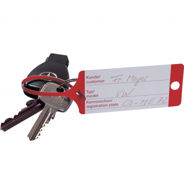 Schlüsselanhänger Fix 9208-00635 rt 100St