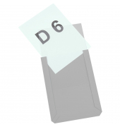 Sichttasche Magnet 9218-02952-00 A6 tr 10St