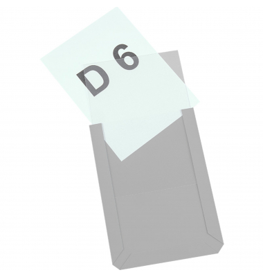 Sichttasche Magnet 9218-02952-00 A6 tr 10St
