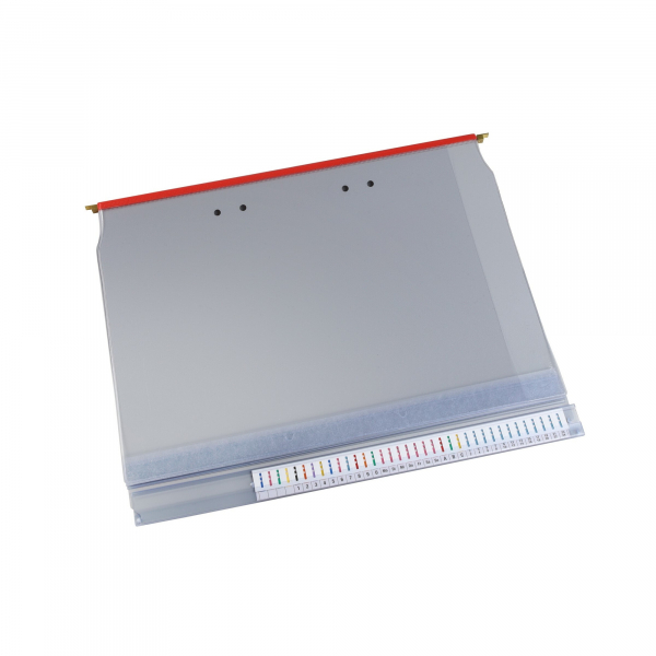 4052301505049 - Planettentasche Kunststoff rot DIN A4 3x Klemmleiste 10 St