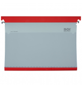 Befundmappe 9208-00863 Schlauchheftung 2 Deckel rot grau