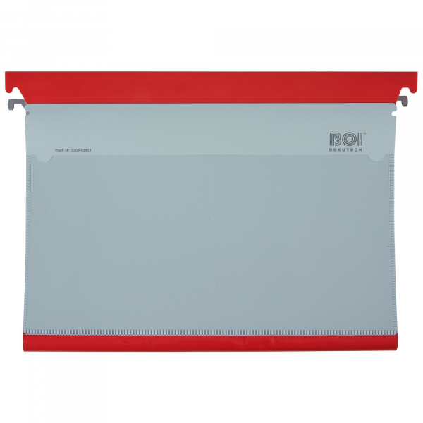 4052301520073 - Patienten-Dokumentations-Hängemappe Kunststoff rot DIN A4 1x Schlauchmechanik 1 St