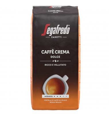 Kaffee ganze Bohnen Crema Dolce 2024, 1kg, ganze Bohnen Beutel