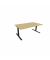 Schreibtisch eModel 3.0, elektrisch höhenverstellbar, 65-131cm (H), 180x100cm (BxT), rechteckig, hamilton oak / schwarz
