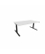 Schreibtisch eModel 3.0, elektrisch höhenverstellbar, 65-131cm (H), 180x100cm (BxT), rechteckig, weiß / schwarz