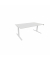 Schreibtisch eModel 3.0, elektrisch höhenverstellbar, 65-131cm (H), 180x100cm (BxT), rechteckig, weiß / weiß