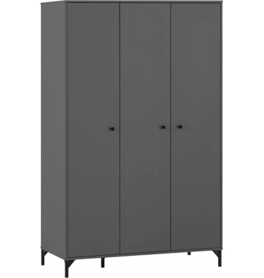 Kleiderschrank Smash, 701905 anthrazit 5 Fachböden 118,8 x 60,0 x 191,2 cm
