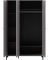 Kleiderschrank Smash, 701905 anthrazit 5 Fachböden 118,8 x 60,0 x 191,2 cm